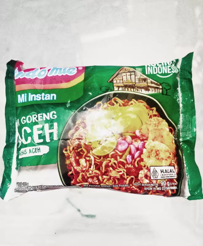 Indomie mie goreng Aceh